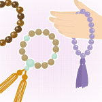 葬儀に持っていく数珠｜選び方やマナー【宗派による違い】